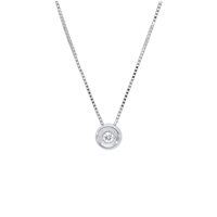 Collier Babila Milano Femme Forever in Or blanc Diamante 0.02 Ct 204845 - 204845